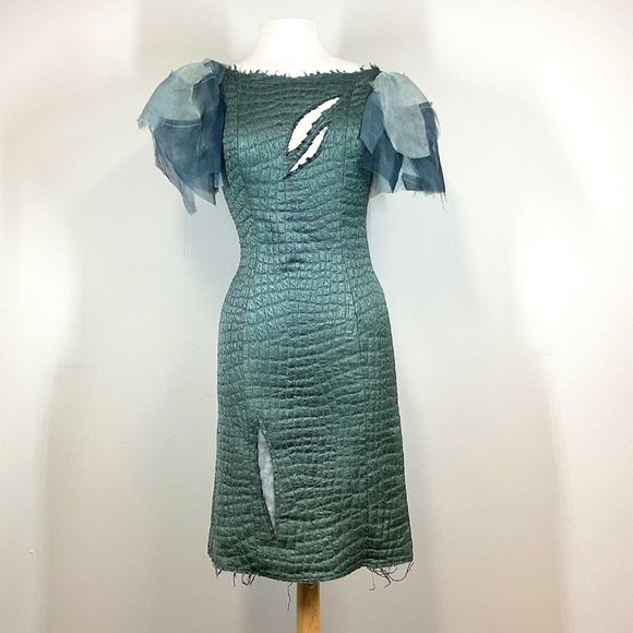 Laura Lein Dresses & Skirts - NWT Laura Lein Chicago Fashion Art Textured Cocktail Dress SZ XS